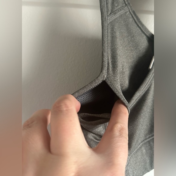 Nike Dri Fit Racerback Sports Bra Gray Size Medium - Picture 3 of 6